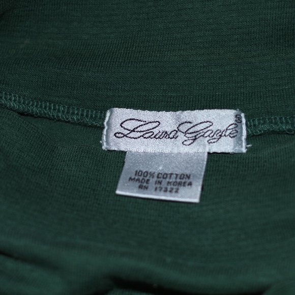 Laura Garyle Green Cotton Crop Top - Picture 9 of 11